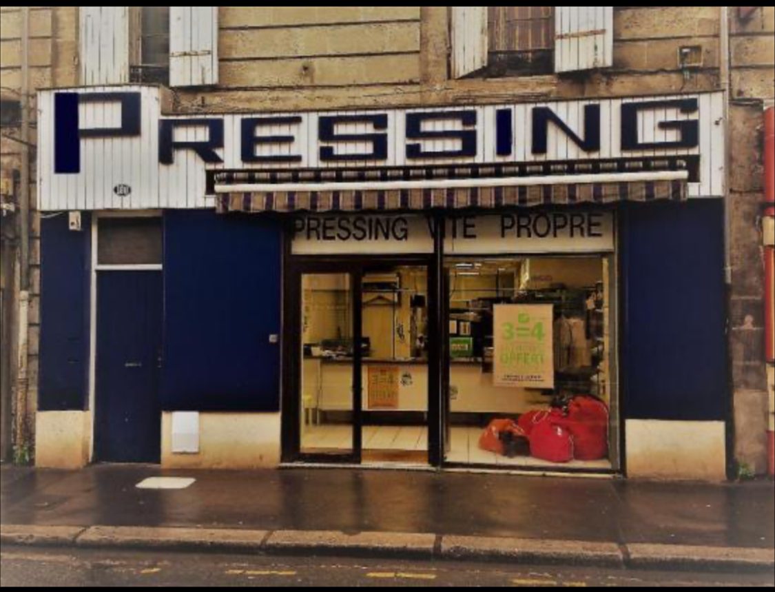 Storefront of Pressing Vite Propre, 180 Cours de la Marne in Bordeaux